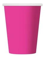 Dekoracje i nakrycia stołu na imprezę - GoDan Kubeczki papierowe 270 ml, różowe, 6 szt - miniaturka - grafika 1
