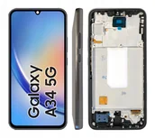 Części serwisowe do telefonów - WYŚWIETLACZ EKRAN LCD DOTYK DO SAMSUNG GALAXY A34 5G INCELL RAMKA CZARNA - miniaturka - grafika 1
