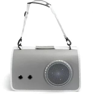 Torba S 37x22x20cm transporter dla kota lub pieska kapsuła kosmiczna - Transportery dla kotów - miniaturka - grafika 1