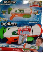 Zabawki militarne - WYRZUTNIA X-Shot Zuru pistolet na wodę 700 ml ZASIĘG 10m BIAŁO ZIELONY MOCNY - miniaturka - grafika 1
