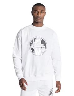 Gianni Kavanagh White Interstellar Oversized Bluza męska, biały, XXL - Bluzy męskie - miniaturka - grafika 1