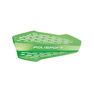 POLISPORT 8308700005 - Ochraniacze na dłonie MX FORCE 1 MX-Style punkt mocowania z tworzywa sztucznego wraz z zestawem montażowym kompatybilne ze wszystkimi modelami MX/Enduro w kolorze zielonym - Części motocyklowe - miniaturka - grafika 1