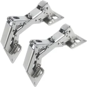 Zawiasy, okucia i inne akcesoria - zawiasy do szafek 175 stopni, składane zawiasy do szafek kuchennych, hydrauliczne zawiasy z cichym domykiem i śrubami do drzwi szafek - miniaturka - grafika 1