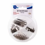 Spinacze i klipsy do papieru - Starpak Akcesoria biurowe 100 szt. - miniaturka - grafika 1