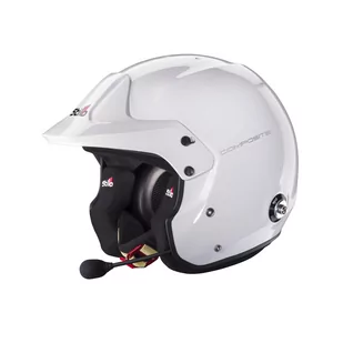 Kask otwarty z interkomem Stilo Venti TROPHY Plus biały (FIA-SNELL) - Kaski do sportów motorowych - miniaturka - grafika 1