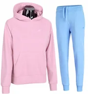 Spodnie sportowe damskie - 4F OCIEPLANY DAMSKI DRES BAWEĹNA KOMPLET BLUZA SPODNIE / rozm XL - miniaturka - grafika 1