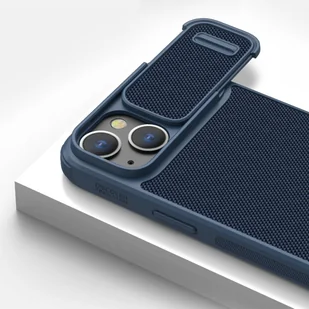 Nillkin Textured S Case etui iPhone 14 Pro Max pancerny pokrowiec z osłoną na aparat ciemnozielone - Etui i futerały do telefonów - miniaturka - grafika 10