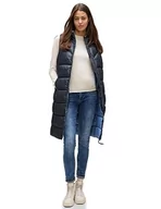 Kamizelki damskie - Street One Damska kamizelka pikowana A220201, długa, Gravity Blue, 44, Gravity Blue, 44 - miniaturka - grafika 1