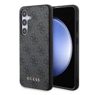 Etui i futerały do telefonów - Etui Guess 4G Metal Gold Logo na Samsung Galaxy A35 - czarne - miniaturka - grafika 1