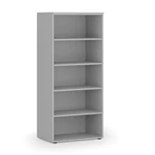Regały biurowe - Regał biurowy PRIMO GRAY, 1781 x 800 x 500 mm, szary - miniaturka - grafika 1