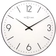Zegary - Nextime ścienny Basic Dome biały by 3157 WI - miniaturka - grafika 1
