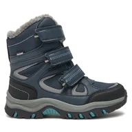 Buty dla chłopców - Śniegowce Halti Reiss 2 Dx Jr 054-3016 Niebieski - miniaturka - grafika 1