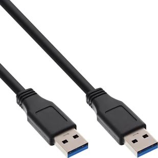 InLine Kabel USB Typ A męski A męski czarny 35220 - Kable USB - miniaturka - grafika 1