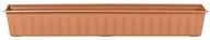 Donice - Prosperplast Skrzynka balkonowa Agro 80 cm terakota - miniaturka - grafika 1