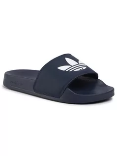 Klapki i japonki damskie - Adidas Klapki Adilette Lite Slides FU8299 Granatowy - grafika 1