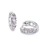 Akcesoria i dodatki do ubrań dla dzieci - Prinzessin Lillifee kolczyki kreole dziewczęce z rodowanego srebra próby 925, cyrkonia w kolorze fioletowym i różowym 542470 - miniaturka - grafika 1