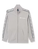 Bluzy męskie - Champion Męska bluza z kapturem Legacy American Tape Heavy Powerblend Terry Full-Zip, Szary kamień, S - miniaturka - grafika 1