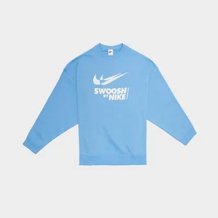 NIKE BLUZA W NSW FLC OS CREW GLS - Nike - Bluzy damskie - miniaturka - grafika 1