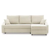 Narożniki - Narożnik DORMA z funkcją spania tkanina sztruksowa - miniaturka - grafika 1