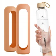 Shakery i bidony sportowe - Etui Silikonowe Do Bidonu Wessper 1L Morelowe - miniaturka - grafika 1