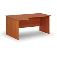 Biurka - Biurko narożne PRIMO WOOD, 1600 x 1200 mm, lewe, czereśnia - miniaturka - grafika 1