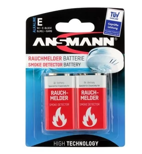 Ansmann Bateria 9 V 1515-0006 alkaliczno-manganowe 1 zest - Baterie i akcesoria - miniaturka - grafika 2