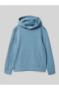 Bluza z kapturem i naszywką z logo - Lacoste - Bluzy damskie - miniaturka - grafika 1