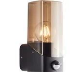 Lampy ogrodowe - Brilliant - Kinkiet zewnętrzny z czujnikiem MINOU 1xE27/10W/230V IP44 - miniaturka - grafika 1