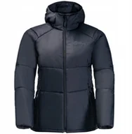 Kurtki i kamizelki sportowe damskie - Jack Wolfskin Bergland INS Hoody W 1207221-1010 Granatowe XS - miniaturka - grafika 1