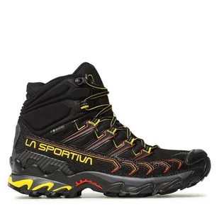 Trekkingi La Sportiva Ultra Raptor II Mid Gtx GORE-TEX 34B999100 Czarny - Buty trekkingowe męskie - miniaturka - grafika 1
