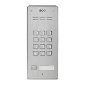 Domofony - COMO-PRO-CODE-A1 NT Domofon cyfrowy z zamkiem szyfrowym, czytnikiem breloków oraz 1 przyciskami - miniaturka - grafika 1