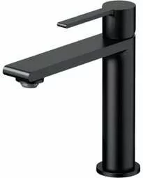 CERSANIT Bateria umywalkowa stojąca VIRGO czarna S951-589 - Baterie umywalkowe - miniaturka - grafika 1
