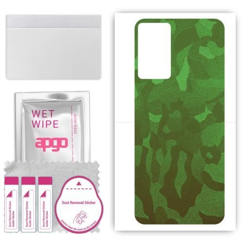 folia naklejka skórka strukturalna na TYŁ do TCL 502 - Moro Camo Zielony - apgo SKINS