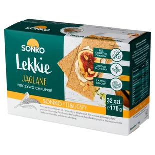 Sonko Pieczywo Lekkie jaglane 170 g - Pieczywo chrupkie - miniaturka - grafika 1