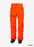 Spodnie narciarskie - Spodnie narciarskie Helly Hansen Sogn Cargo Pant neon orange - miniaturka - grafika 1