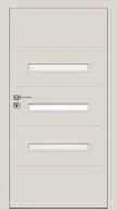 Drzwi wewnętrzne - Dre Drzwi Wewnętrzne Z Szybą Binito 24 Lakier Latte - miniaturka - grafika 1