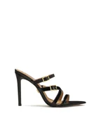 Klapki i japonki damskie - Lakierowane klapki ze spiczastymi noskami - 40 - miniaturka - grafika 1