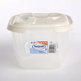 Altom POJEMNIK KWADRATOWY 3L NUVOLA FRIGO BOX KOL. BIAŁY (9042416) 8005989202089 - Pojemniki kuchenne - miniaturka - grafika 1