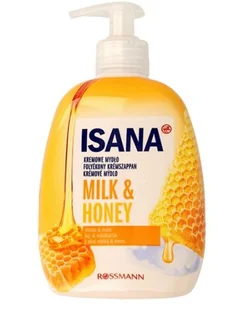 ISANA mydło w płynie z pompka Milk Honey 500ml - Mydła - miniaturka - grafika 1