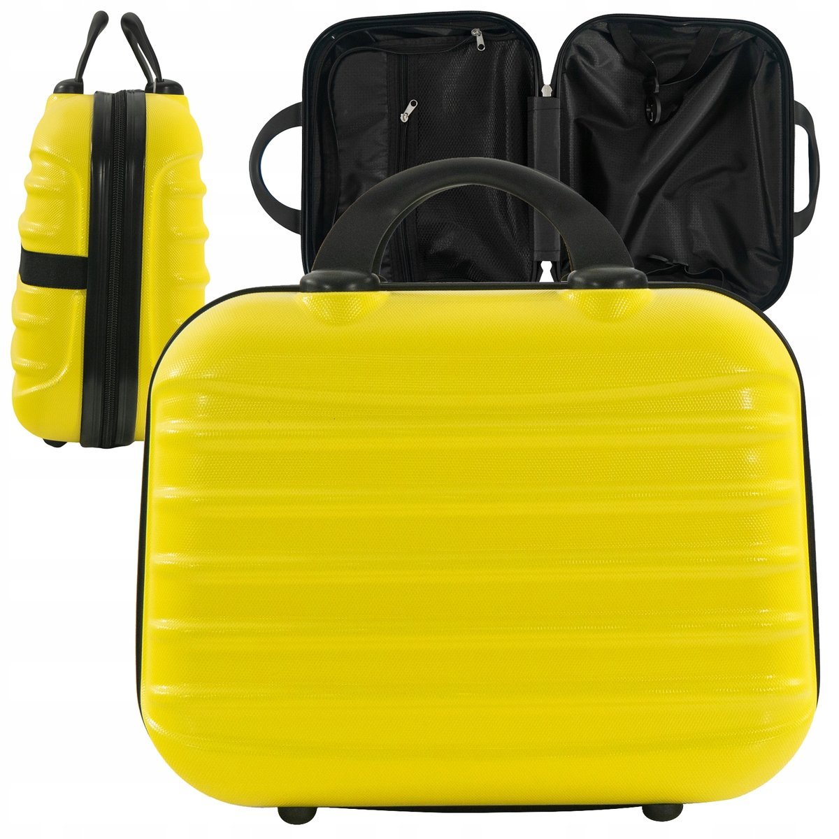 KUFEREK PODRÓŻNY KOSMETYCZKA ABS na Walizkę Kosmetyki 11 L Bagaż Podręczny