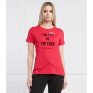 Koszulki i topy damskie - Armani Exchange T-shirt | Regular Fit - miniaturka - grafika 1