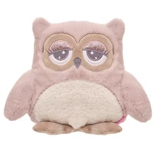 Maskotka Sowa Abby 23 cm różowo-kremowa Beppe - Maskotki i pluszaki - miniaturka - grafika 1