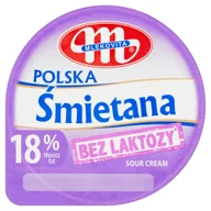Śmietana - Mlekovita Polska śmietana ukwaszona 18% tłuszczu bez laktozy - miniaturka - grafika 1