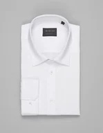 Koszule męskie - koszula lavello 00514 długi rękaw biały classic fit - miniaturka - grafika 1