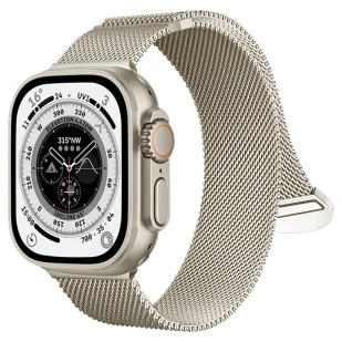 Pasek stalowy Alogy bransoleta do Apple Watch 38/40/41mm stal nierdzewna Księżycowa Poświata - Akcesoria do smartwatchy - miniaturka - grafika 1