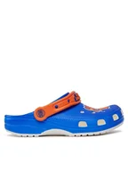 Klapki i japonki męskie - Crocs Klapki Crocs Classic Nba New York Knicks Clog 208862 Biały - miniaturka - grafika 1