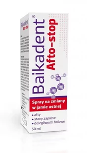 Baikadent Afto-Stop Spray Do Ust 30 ml - Problemy skórne - miniaturka - grafika 1