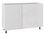 Meble kuchenne - Alba Szafka Dolna Narożna Lewa Dnw-120 Biały Połysk - miniaturka - grafika 1