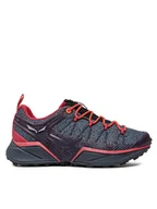 Buty trekkingowe damskie - Salewa Trekkingi Dropline Gtx GORE-TEX 61367 3853 Fioletowy - miniaturka - grafika 1
