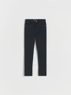 Reserved - Jeansy slim high waist - czarny - Spodnie i spodenki dla dziewczynek - miniaturka - grafika 1